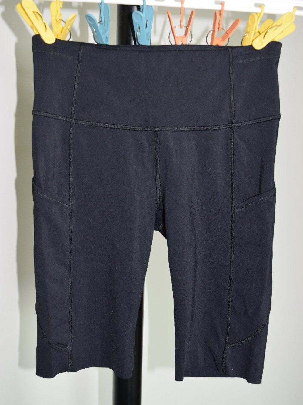 Lululemon Black High-Waisted Align Biker Shorts